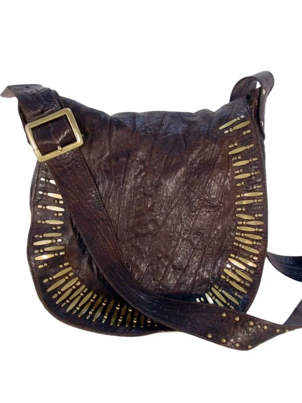 CALLEEN CORDERO Cleo Zara $895 Leather Messenger Crossbody Bag - Damaged - Picture 2 of 9